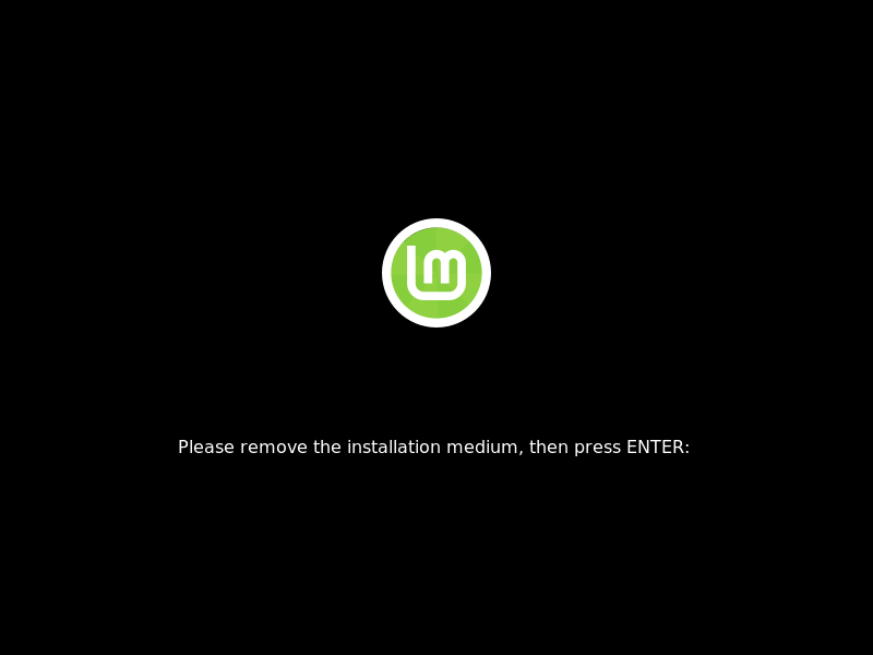 Remove the Installation Media