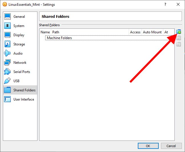 Create a shared folder
